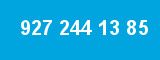 927 244 13 85 927 244 13 85